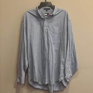 Tommy Hilfiger long sleeve button down, clean non smoker .